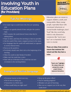 Involving Youth in Education Plans (for providers) RV-2